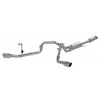 MBRP 2021+ Ford F150 2.7L/3.5L/5.0L 3in Aluminized Steel Cat-Back 2.5in Dual Split Side Exhaust