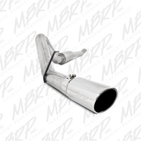 MBRP 11-13 Ford F-250/350/450 6.2L V8 Gas 4in Cat Back Single Side Alum Exhaust System