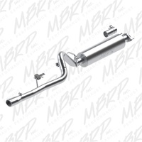 MBRP 86-00 Jeep 2.5L Cherokee 2.5in Cat Back Single T409