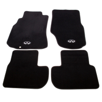 NRG Floor Mats - 03-06 G35 (Infiniti Emblem Logo) - 4pc.