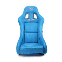 NRG FRP Bucket Seat ULTRA Edition - Medium (Blue Alcantara/Pearlized Back)