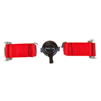 NRG 4PT 2in. Seat Belt Harness / Cam Lock - Red