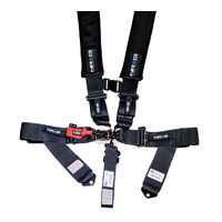 NRG SFI 16.1 5PT 3in Seat Belt Harness / Latch Link - Black