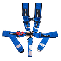 NRG SFI 16.1 5PT 3in. Padded Seat Belt Harness / Latch Link - Blue