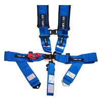 NRG SFI 16.1 5PT 3in. Seat Belt Harness / Latch Link - Blue