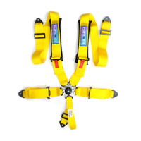 NRG 5PT 3in. Seat Belt Harness / Cam Lock - Yellow