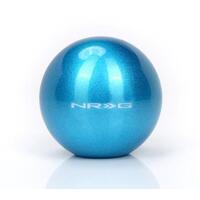 NRG Teal Sparkly Painted Titaniumround Shifter Heavy Weight