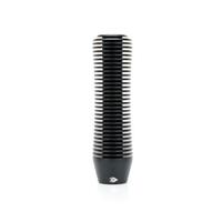 NRG Shift Knob Heat Sink Curvy Short Black