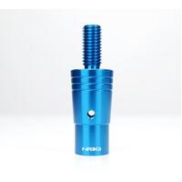 NRG 14mm Euro Aluminum Adapter w/ M10x1.5 Thread Pitch - Blue