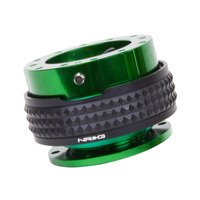 NRG Quick Release Kit - Pyramid Edition - Green Body / Black Pyramid Ring