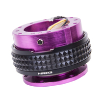 NRG Quick Release Kit - Pyramid Edition - Purple Body / Black Pyramid Ring