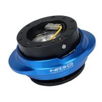 NRG Quick Release Gen 2.2 - Black Body / Shiny Blue Oval Ring