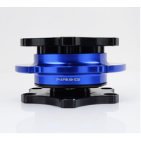 NRG Race Short Hub Datsun - Black Body Blue Ring