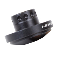 NRG Short Spline Adapter - Polaris RZR / Ranger (Secures w/OEM Lock Nut / Fits Quick Lock) - Black