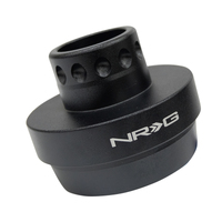 NRG Short Spline Adapter - 16+ Yamaha YXZ (Secures With OEM Lock Nut) - Black