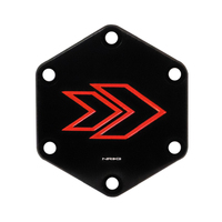 NRG Engraved Arrow Horn Delete Button-RED