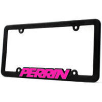 Perrin License Plate Frame w/ Hyper Pink Lettering