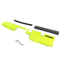 Perrin 15-21 WRX/STI Radiator Shroud (With OEM Intake Scoop) - Neon Yellow