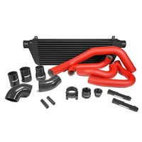 Perrin 22-23 Subaru WRX Front Mount Intercooler Kit (Red Tubes & Black Core)