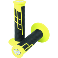 ProTaper Clamp-On 1/2 Waffle Grip - Neon Yellow/Black