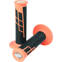 ProTaper Clamp-On 1/2 Waffle Grip - Neon Orange/Black