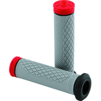 ProTaper Tri Density Full Diamond ATV Grips - Red