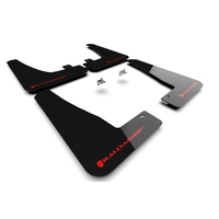 Rally Armor 22-24 Tesla Model X Black UR Mud Flap w/Red Logo