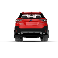 Rally Armor 20-24 Subaru Outback Red UR Mud Flap w/White Logo