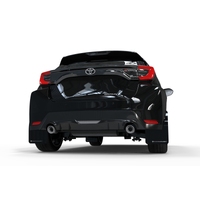 Rally Armor 20-23 Toyota GR Yaris Black Mud Flap w/Grey Logo