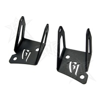 Rigid Industries Jeep JK - A-Pillar Mount Kit - Mounts set of Dually/D2