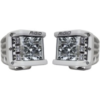 Rigid Industries D-SS - Flood - Set of 2 - White Housing