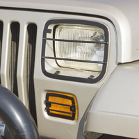 Rugged Ridge 87-95 Jeep Wrangler YJ Headlight & Turn Signal Euro Guard Set