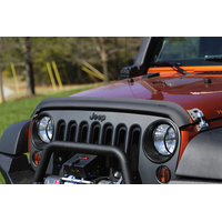 Rugged Ridge Bug Deflector Matte Black 07-18 Jeep Wrangler