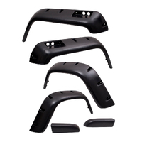 Rugged Ridge 6-Pc Fender Flare Kt 4.75-In 87-95 Jeep Wrangler YJ