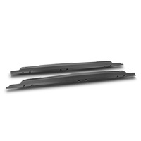 Rugged Ridge 07-18 Jeep Wrangler (JKU) Rocker Pnl/Sill Plate Cvr 4dr. Rocker Guard Pair - Tex. Blk