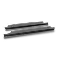 Rugged Ridge 18-22 Jeep Wrangler (JL) Rocker Pnl/Sill Plate Cvr 2dr. Rocker Guard 2pc. - Tex. Blk