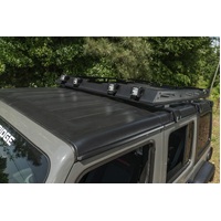 Rugged Ridge Roof Rack with Basket 18-20 Jeep Wrangler JL 4Dr Hardtops