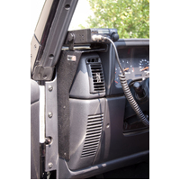 Rugged Ridge CB Radio Dash Mount 97-06 Jeep TJ LJ Jeep Wrangler