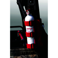 Rugged Ridge Fire Extinguisher Holder Red