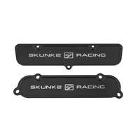 Skunk2 Black Anodized Billet 6061 Aluminum Intake & Exhaust Port Covers - K-Series Cylinder Heads