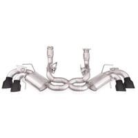 Stainless Works 20-21 Chevrolet Corvette C8 6.2L Redline Cat-Back Exhaust w/ Matte Black Tips