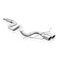 Stainless Works 2013-18 Ford Focus ST 3in Catback Vintage Round Muffler 4in Tips