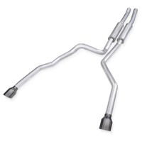 Stainless Works 2021 Ram TRX 6.2L Legend Catback w/ Black Chrome Tips