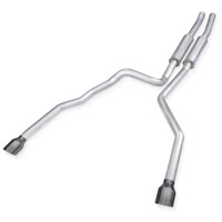 Stainless Works 2021 Ram TRX 6.2L Redline Catback w/ Black Chrome Tips