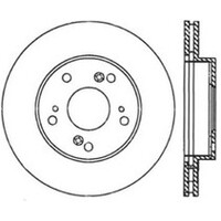 Centric 08-09 Honda Civic Front Performance Rotor (One Rotor)