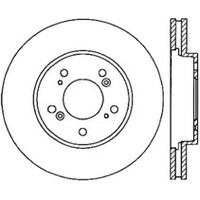 Stoptech 05-10 Honda Odyssey Front Cryo Rotor