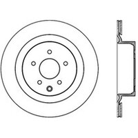 Centric 08-09 G37 Sport 6MT / 09 370Z Sport Pkg Rear Performance Rotor