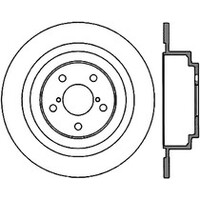 Centric 03-06 Subaru Baja / 00-04 Subaru Legacy Sedan/Wagon / Outback Rear Rotor