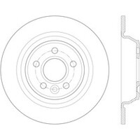 Centric C-Tek 13-17 Land Rover Range Rover Standard Rear Brake Rotor