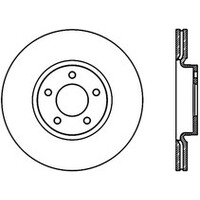 Centric 07-09 Mazda 3 Front Rotor